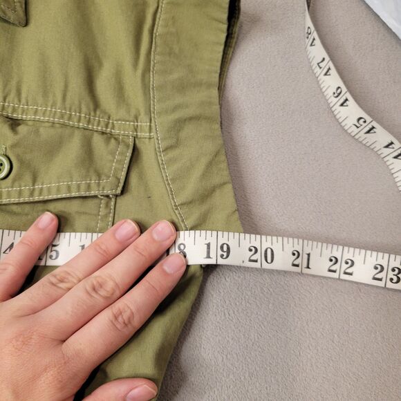 Free Assembly Button Midi Trench Dress Womens Utility Green No Belt Size Xs - Picture 5 of 10